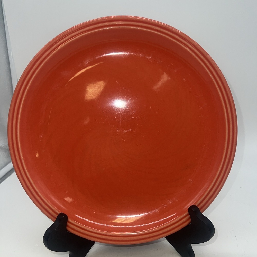 Nancy Calhoun FLAMINGO China Coral Dinner Plate 10 5/8"‎
